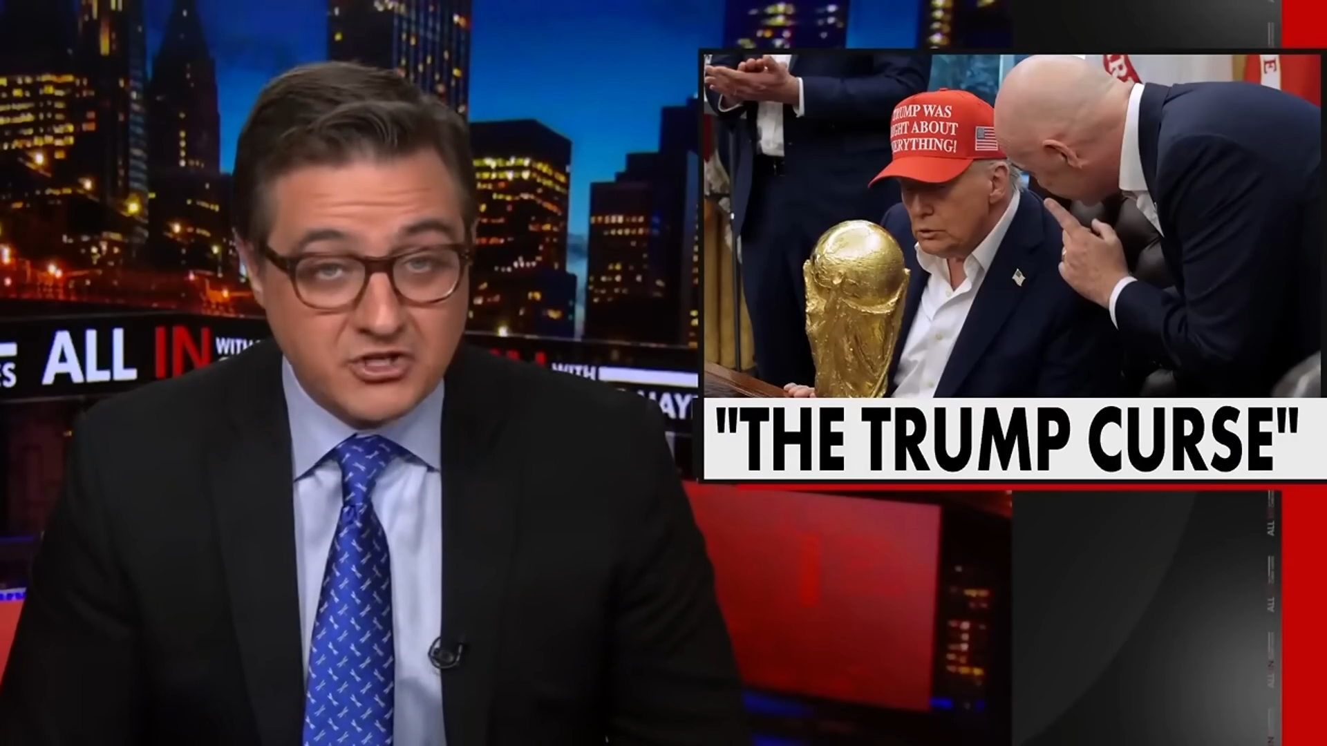 Chris Hayes Blames Trump for World Cup Loss